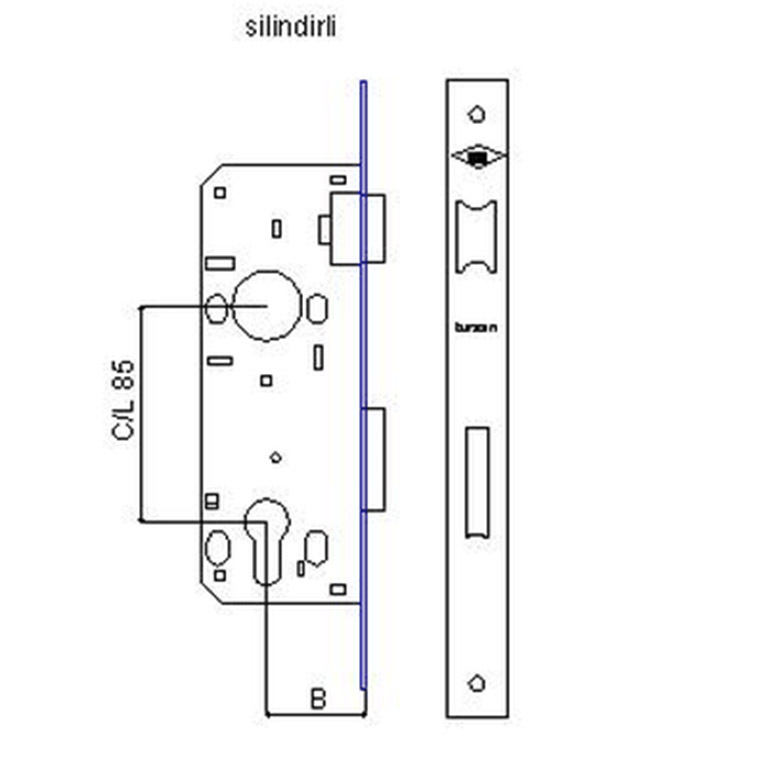 Tursan Kilit - 303/TDD20-Teknik Bilgiler